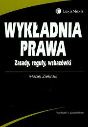 Okładka książki Wykładnia prawa