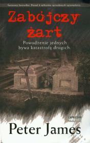 Zabójczy żart. Autor: James Peterson. Dadada.pl Okładka książki Zabójczy żart