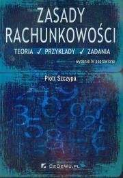 Okładka książki Zasady rachunkowości Teoria przykłady zadania