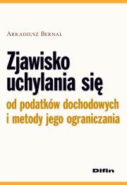 Okładka książki Zjawisko uchylania się od podatków dochodowych i metody jego ograniczania