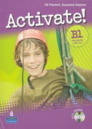 Activate B1 Workbook with key + CD. Autor: Jill Florent, Suzanne Gaynor. Dadada.pl Okładka książki Activate B1 Workbook with key + CD
