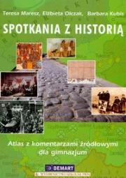 Okładka książki Atlas GIM Spotkania z historią DEMART/PWN