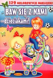 Opakowanie Baw się z nami dzieciakami 129 kolorowych naklejek