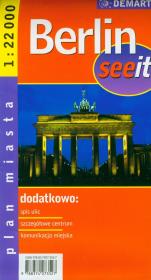 Berlin plan miasta. Autor: Opracowanie zbiorowe. Dadada.pl Okładka książki Berlin plan miasta