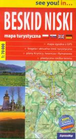 Opakowanie Beskid Niski mapa turystyczna 1:70 000