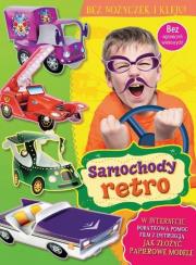 Okładka książki Bez nożyczek i kleju. Samochody retro