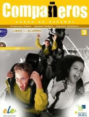 Companeros 3 podr. Autor: Castro Francisca. Dadada.pl Okładka książki Companeros 3 podr