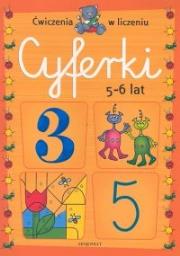 Okładka książki Cyferki 5-6 lat