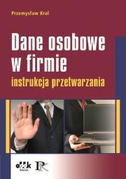 Okładka książki Dane osobowe w firmie