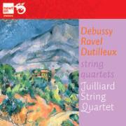 Debussy, Ravel, Dutilleux: String Quartets. Autor: Juilliard String Quartet. Dadada.pl Okładka książki Debussy, Ravel, Dutilleux: String Quartets