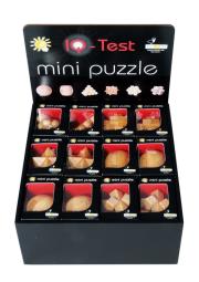 Opakowanie Display IQ-Test 3D Puzzle drewno, 6 rodzajów, sortowane