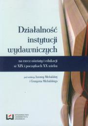 Opakowanie Działalność instytucji wydawniczych