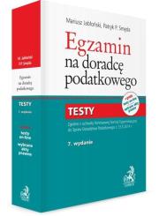 Okładka książki Egzamin na doradcę podatkowego Testy