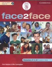 Okładka książki Face2face elementary A1 & A2 Students book