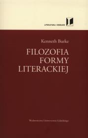 Okładka książki Filozofia formy literackiej