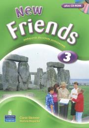 Friends NEW 3 SB +CD LONGMAN. Autor: Carol Skinner, Mariola Bogucka, Kilbey Liz. Dadada.pl Okładka książki Friends NEW 3 SB +CD LONGMAN