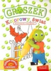 Okładka książki Groszek. Kolorowy świat. Kolorowanki i łamigłówki