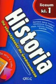 Historia LO 1 Ściąga - Od Staroż do Średniow. GREG. Autor: Piotr Czerwiński. Dadada.pl Okładka książki Historia LO 1 Ściąga - Od Staroż do Średniow. GREG