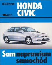Honda Civic modele od X 1987 do III 2001. Autor: Hans-Rüdiger Etzold. Dadada.pl Okładka książki Honda Civic modele od X 1987 do III 2001