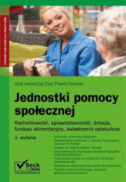 Okładka książki Jednostki pomocy społecznej.