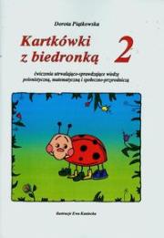 Kartkówki z Biedronką klasa 2. Autor: Dorota Piątkowska. Dadada.pl Okładka książki Kartkówki z Biedronką klasa 2