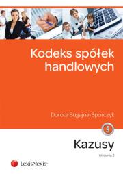 Okładka książki Kodeks spółek handlowych Kazusy