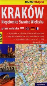 Opakowanie Kraków plan miasta