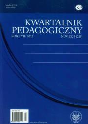 Okładka książki Kwartalnik Pedagogiczny nr 3 2012