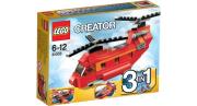 Lego Creator Czerwony śmigłowiec 3w1. Wydawca: Alegoria. Dadada.pl Opakowanie Lego Creator Czerwony śmigłowiec 3w1