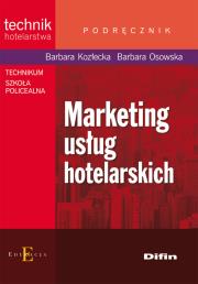 Okładka książki Marketing usług hotelarskich DIFIN