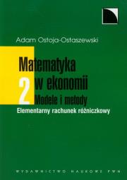 Okładka książki Matematyka w ekonomii Modele i metody tom 2