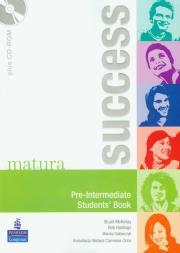 Okładka książki Matura Success Pre-Intermediate Students Book +CD