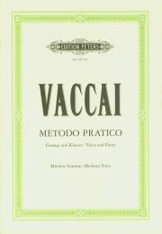 Metodo pratico di canto italiano. Autor: Vaccai Nicola. Dadada.pl Okładka książki Metodo pratico di canto italiano