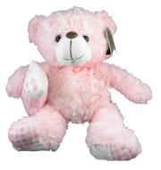 Opakowanie Miś Happy różowy 27cm siedzący