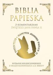 Okładka książki Biblia Papieska z komentarzami Świętego Jana Pawła II
