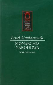 Okładka książki Monarchia narodowa