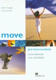 Move Pre-Intermediate Coursebook with CD-ROM. Autor: Maggs/Quintana. Dadada.pl Okładka książki Move Pre-Intermediate Coursebook with CD-ROM