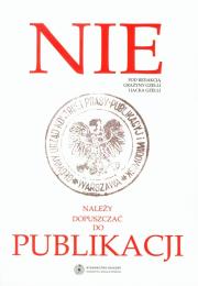 Opakowanie Nie należy dopuszczać do publikacji
