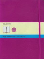 Opakowanie Notes Moleskine Classic XL kropki orchidea