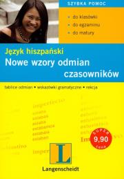 Okładka książki Nowe wzory odmian czasowników. J. hiszpański ''L