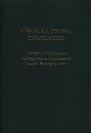 Okładka książki Oblicza prawa cywilnego