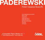 Okładka książki Paderewski: Complete Piano Works Vol.1