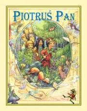 Piotruś Pan i Wendy. Autor: James Matthew Barrie. Dadada.pl Okładka książki Piotruś Pan i Wendy