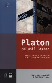 Platon na Wall Street. Autor: red. Jacek Kloczkowski, Jonathan Price. Dadada.pl Okładka książki Platon na Wall Street