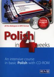 Okładka książki Polish in 4 weeks 1 + CD-ROM mp3 REA