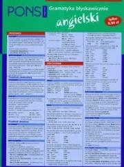 Pons gramatyka błyskawicznie angielski. Autor: Praca zbiorowa. Dadada.pl Okładka książki Pons gramatyka błyskawicznie angielski