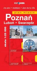 Opakowanie Poznań Swarzędz Luboń Plan miasta 1:25 000 laminowany