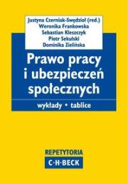Prawo pracy i ubezpieczeń społecznych. Autor: Czerniak-Swędzioł Justyna. Dadada.pl Okładka książki Prawo pracy i ubezpieczeń społecznych