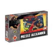 Okładka książki Puzzle 90 Jak wytresować Smoka 2 Wyżej wyżej ALEX