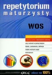 Repetytorium maturzysty WOS poziom podstawowy i rozszerzony. Autor: Paprocki Krystian. Dadada.pl Okładka książki Repetytorium maturzysty WOS poziom podstawowy i rozszerzony